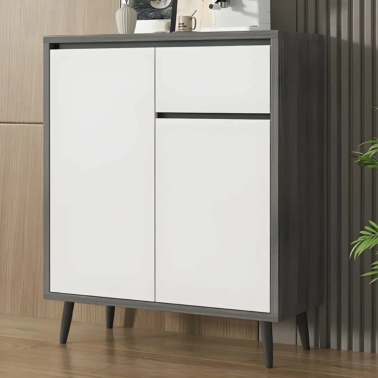 Modern Wooden Sideboard with Multi-Drawers and Cabinets Image - 18 | homeyfad