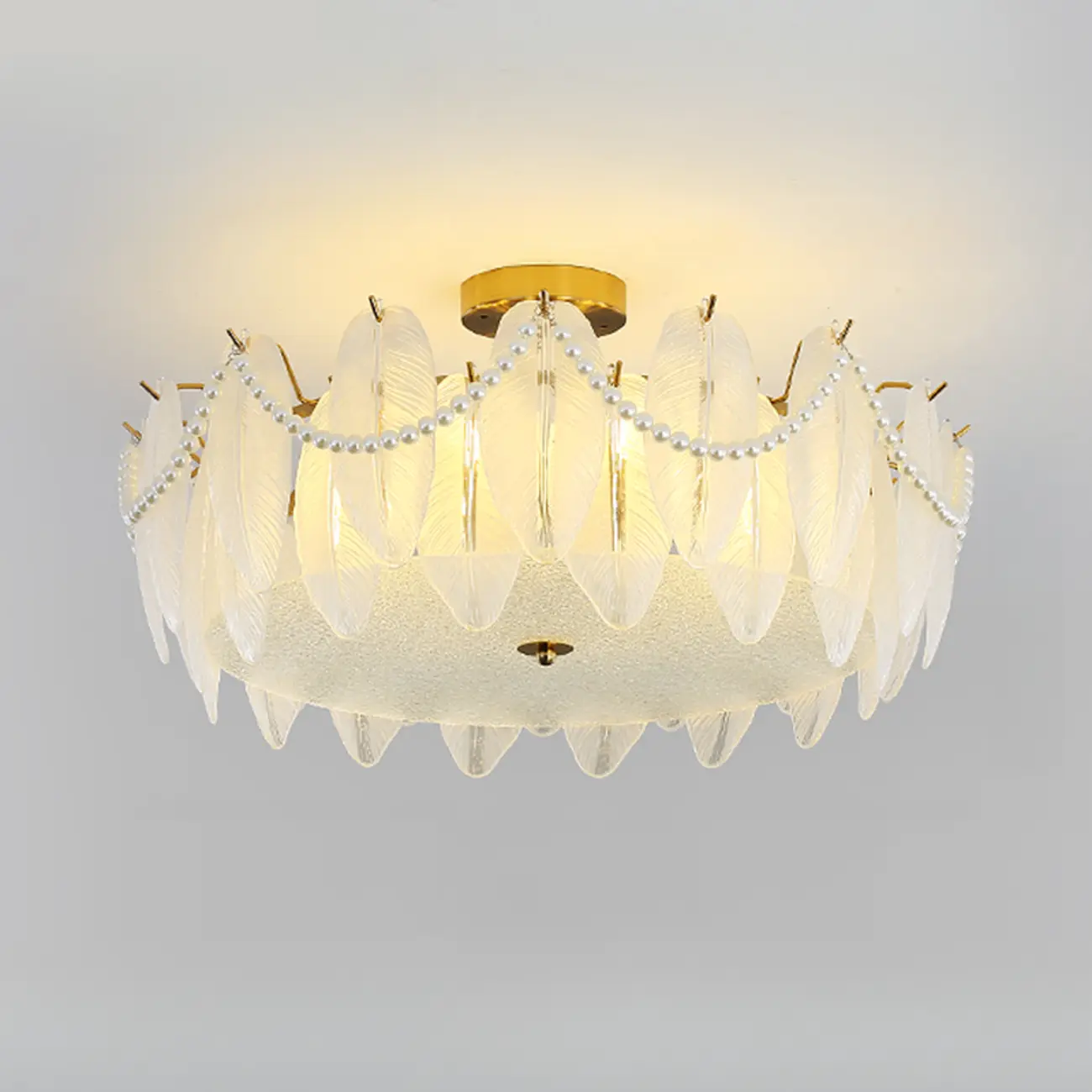 Luxury Ceiling Light with Ambient Shade for Living Room Image - 11 | homeyfad