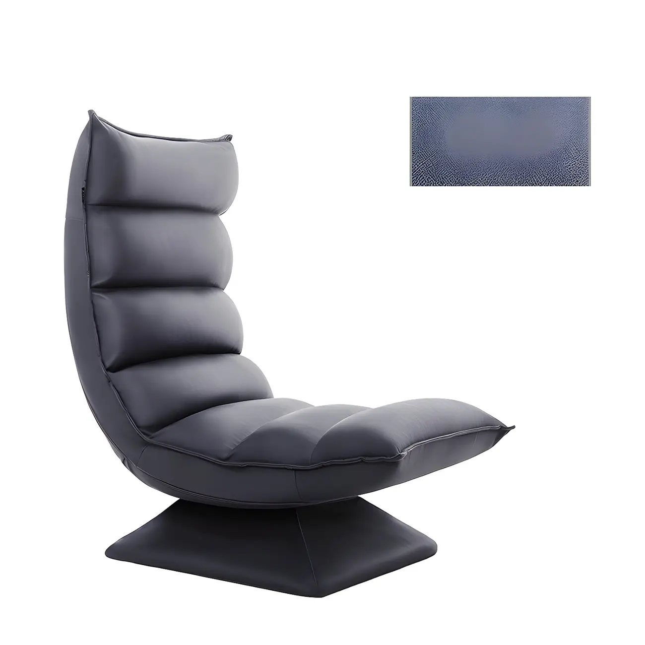 Modern Leather Manual Recliner Chair with Swivel Rocker Image - 2 | homeyfad