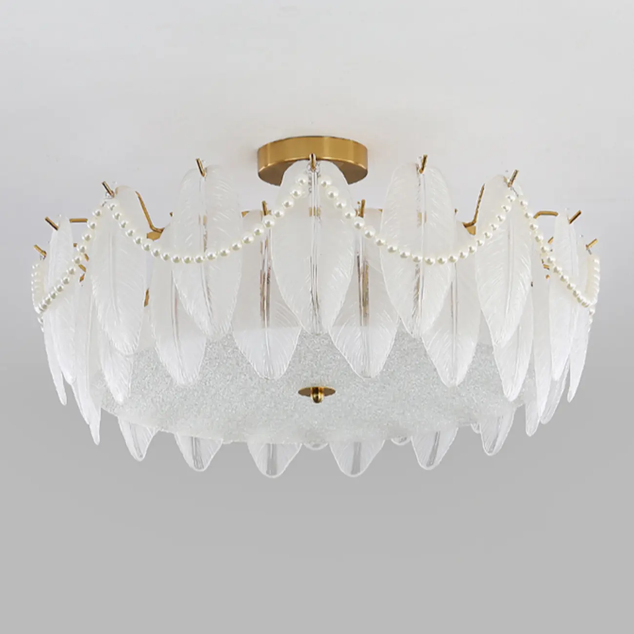 Luxury Ceiling Light with Ambient Shade for Living Room Image - 12 | homeyfad