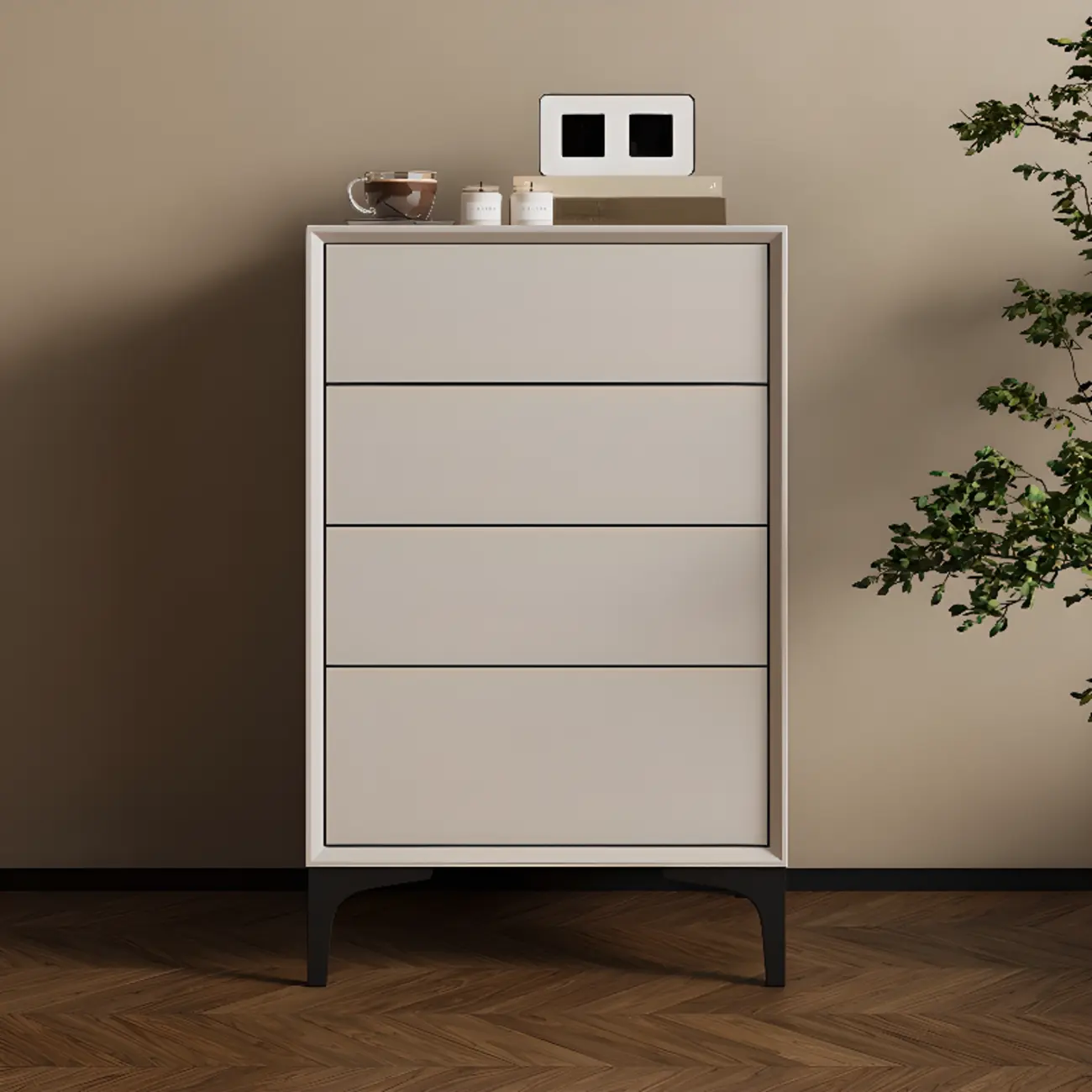 Freestanding Accent Chest with Drawers for Home Storage  Image - 2 | homeyfad