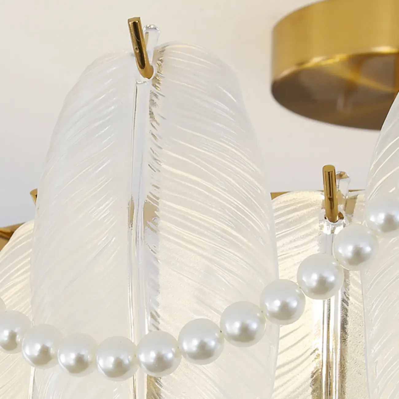 Luxury Ceiling Light with Ambient Shade for Living Room Image - 17