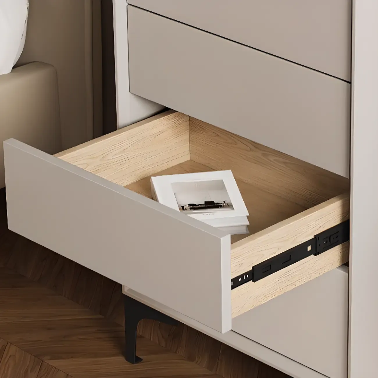 Freestanding Accent Chest with Drawers for Home Storage  Image - 10