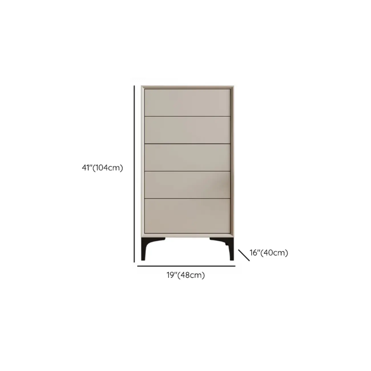 Freestanding Accent Chest with Drawers for Home Storage  Image - 13 | homeyfad