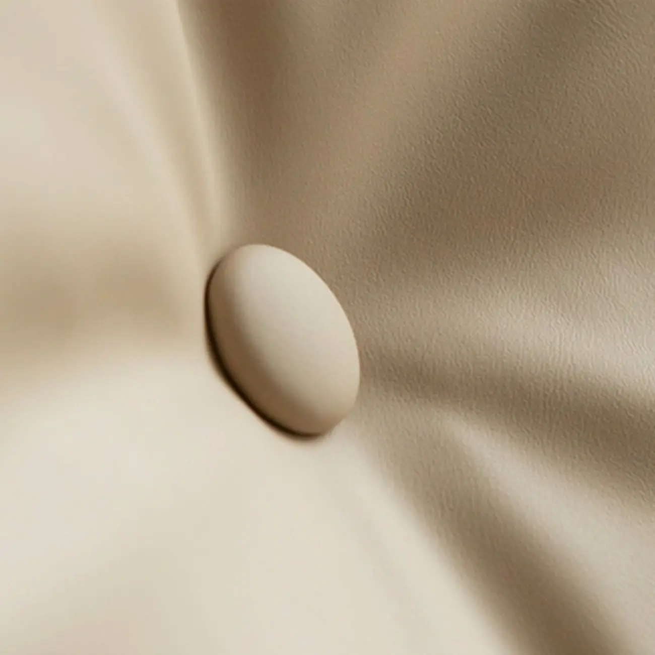 Modern Beige Leather Accent Armchair with Swivel Image - 7 | homeyfad