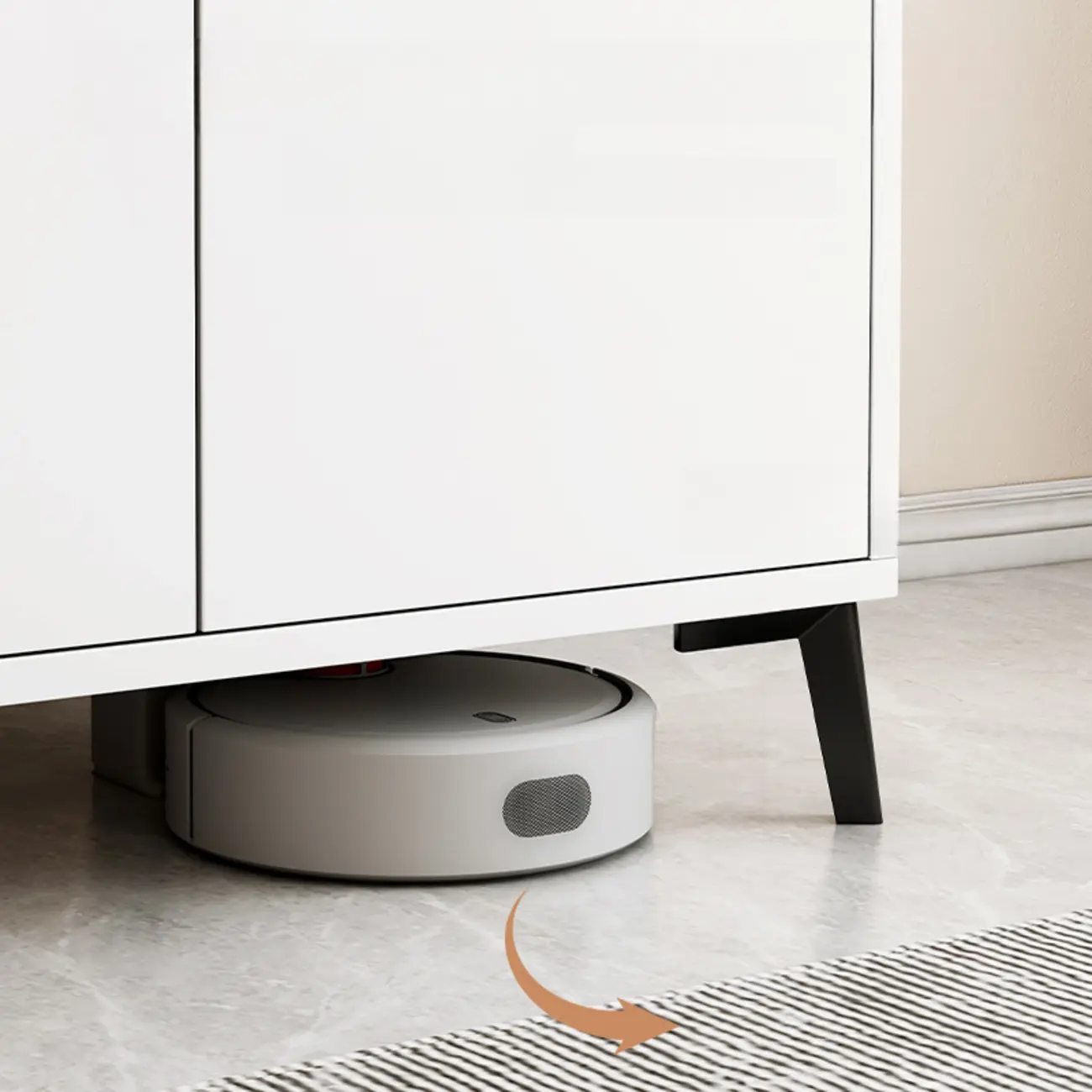 Modern Living Room Storage Cabinet with 2 Doors & 3 Drawers Image - 12 | homeyfad