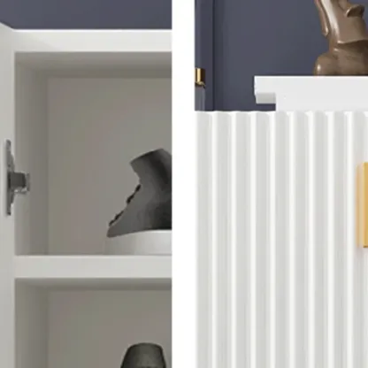 Glam Wooden Sideboard with Shelves and Cabinets Image - 15