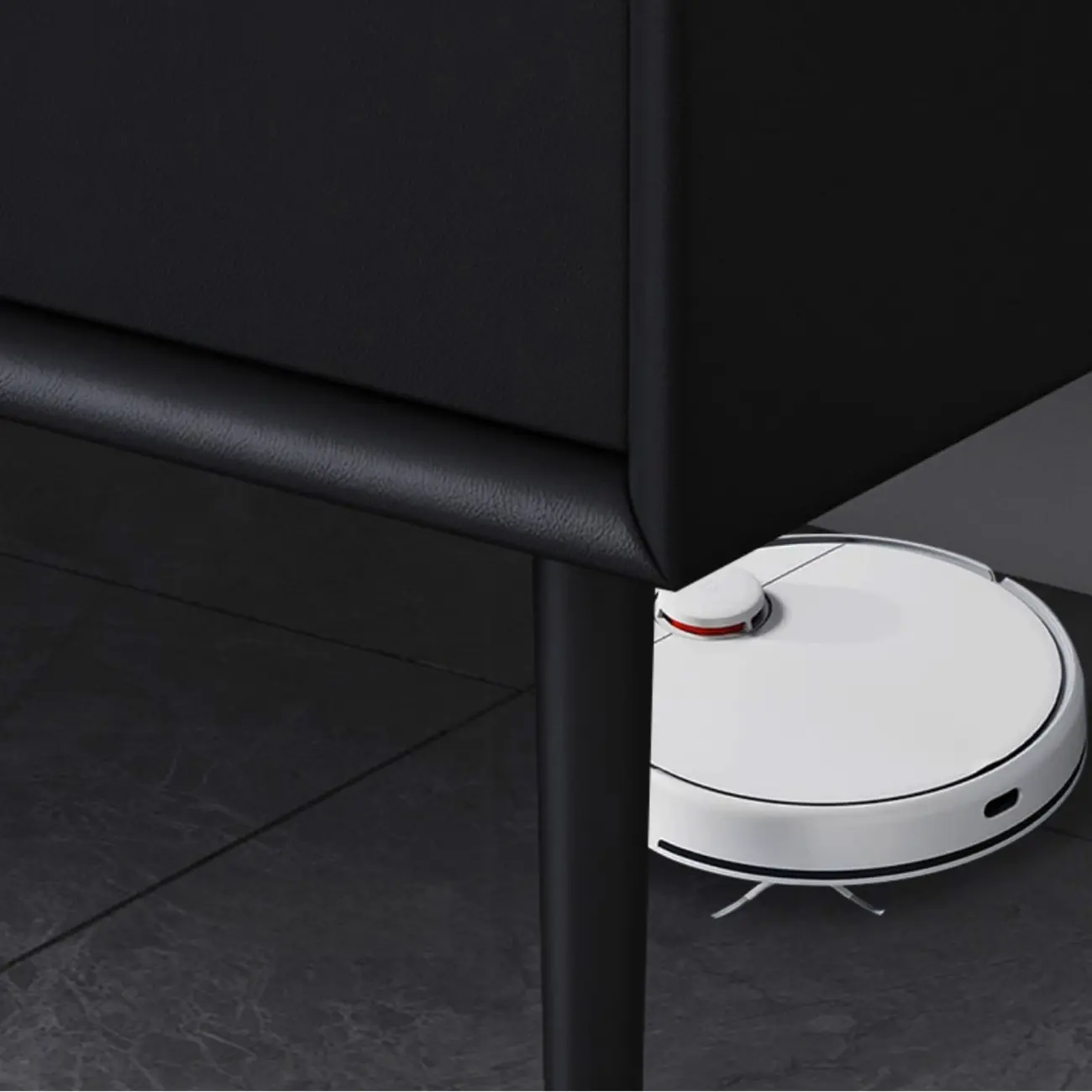 6" Modern Black Accent Cabinet for Bedroom & Living Room Image - 7 | homeyfad