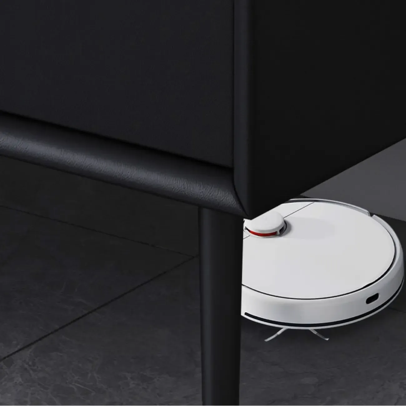 6" Modern Black Accent Cabinet for Bedroom & Living Room Image - 7