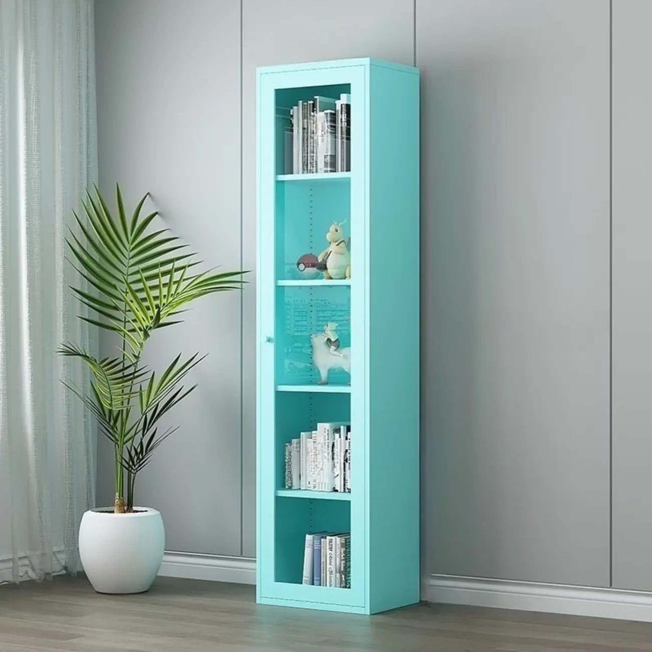 Modern Steel Colorful Display Cabinets for Restroom Image - 10 | homeyfad