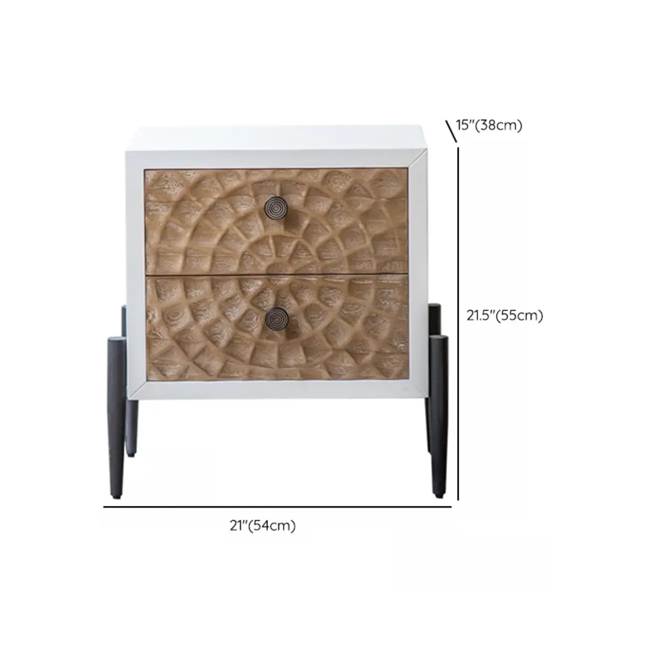 Rustic Freestanding Cabinet with Large Capacity & Iron Base Image - 19