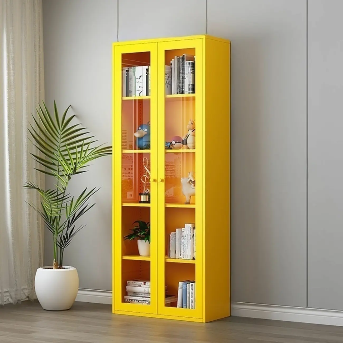 Modern Steel Colorful Display Cabinets for Restroom Image - 19 | homeyfad