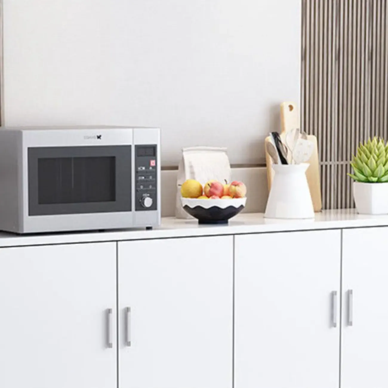 Modern Manufactured Wood Kitchen Cabinet , Free Standing Image - 6