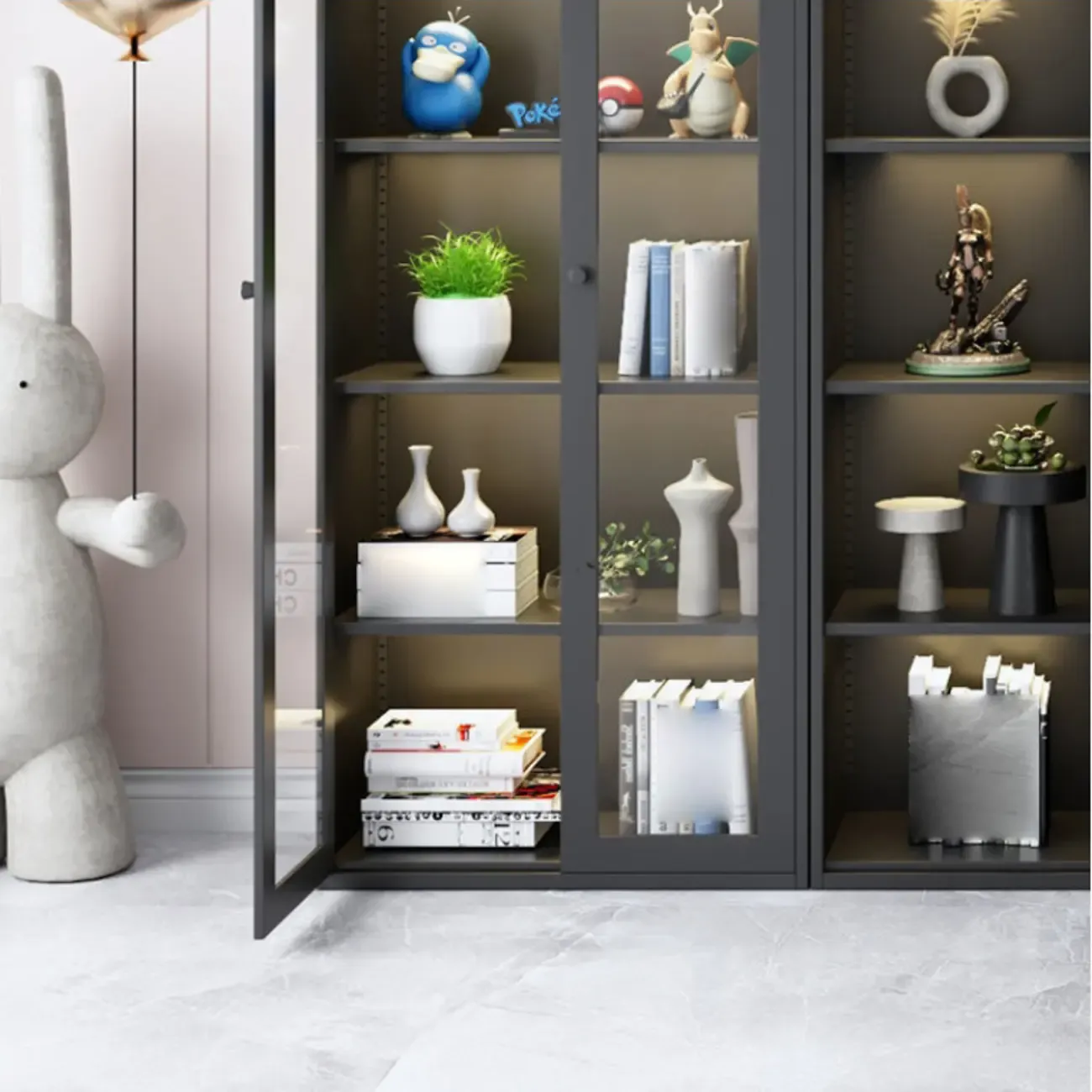 Modern Steel Colorful Display Cabinets for Restroom Image - 22