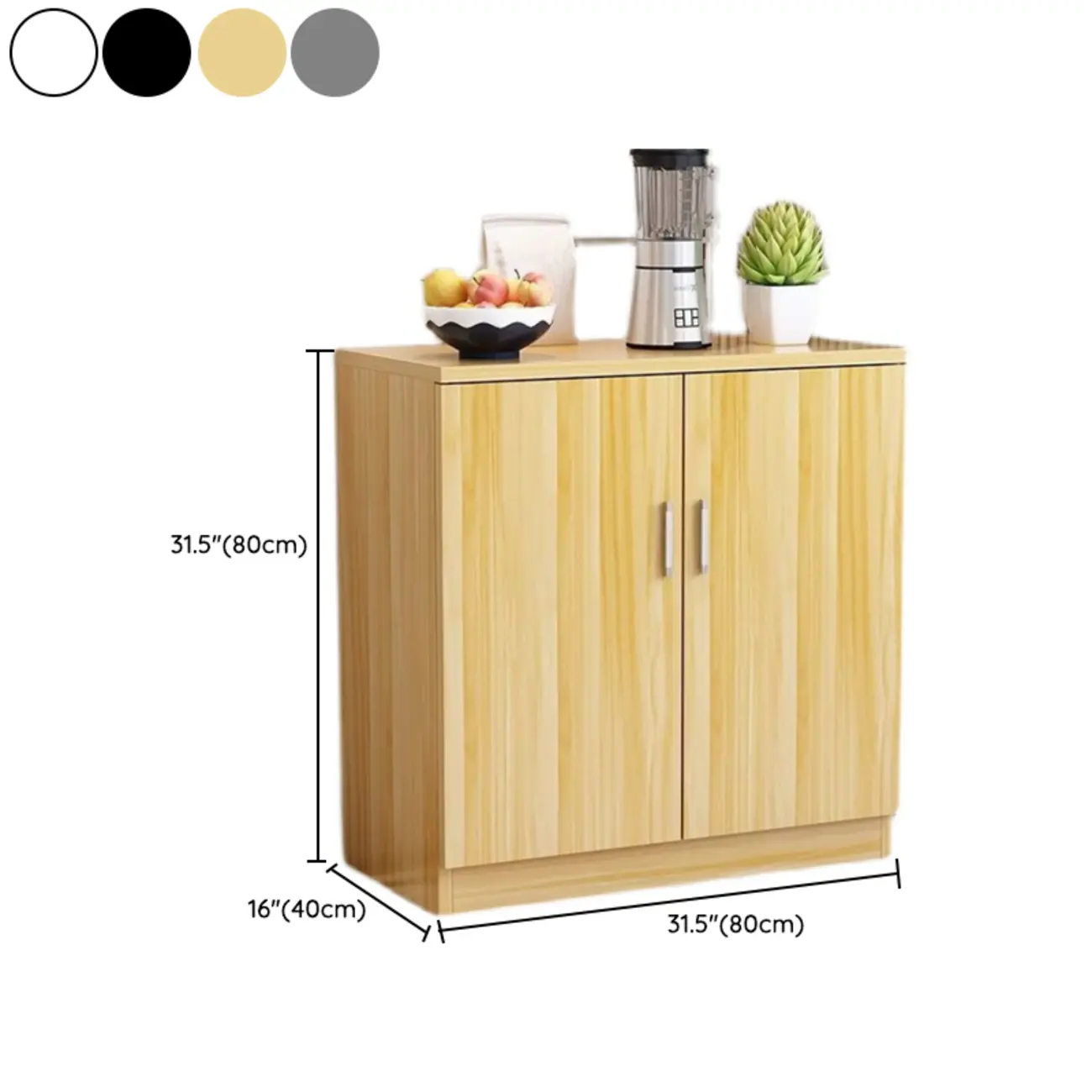 Modern Manufactured Wood Kitchen Cabinet , Free Standing #size | homeyfad