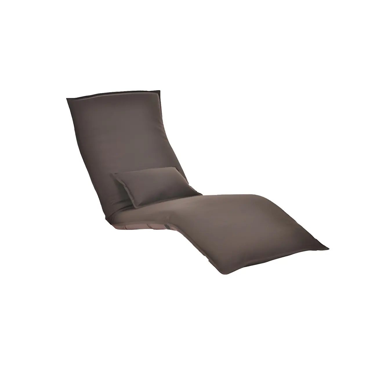 Scandinavian Cotton Ergonomic Manual Recliner Chair with Pillow Image - 2 | homeyfad