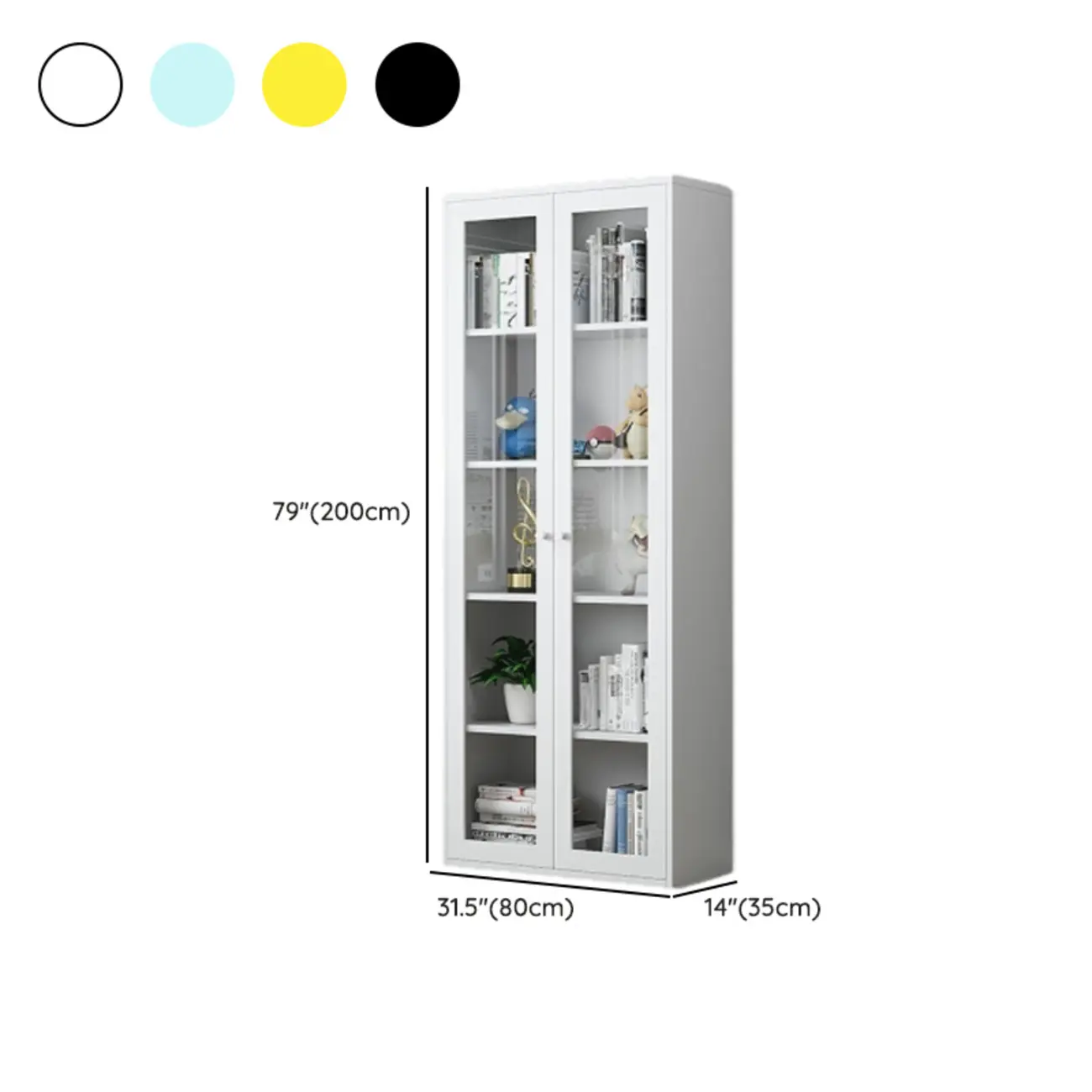 Modern Steel Colorful Display Cabinets for Restroom Image - 29 | homeyfad