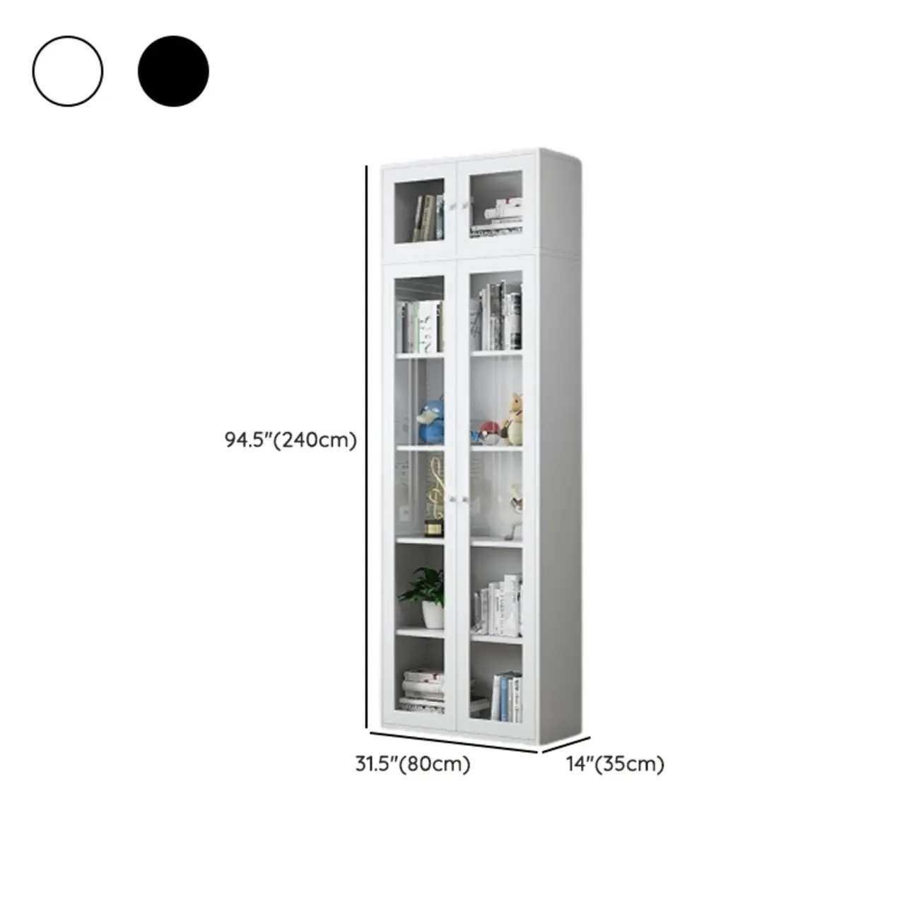 Modern Steel Colorful Display Cabinets for Restroom Image - 30 | homeyfad