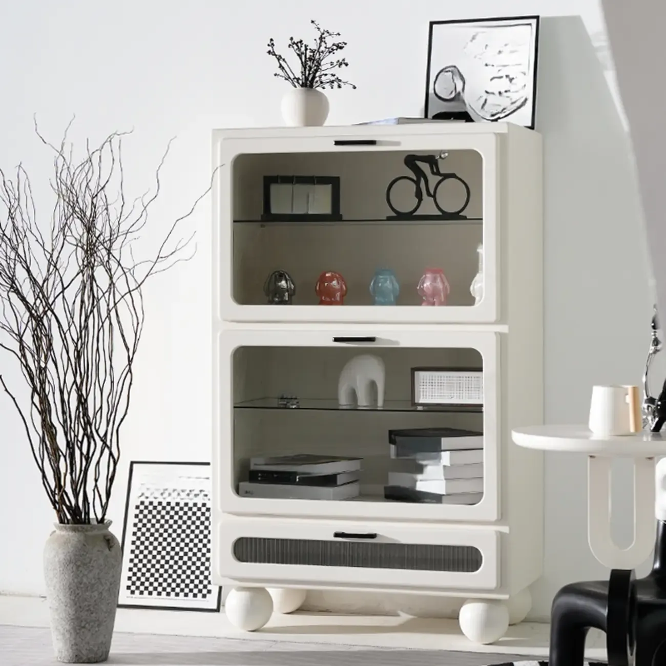 Modern Freestanding Accent Cabinet for Rectangular Shape Image - 3