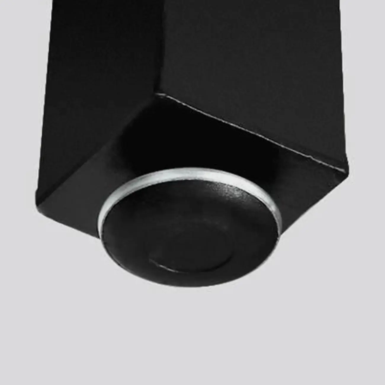 Rustic Solid Wood Rectangular Bar Table with Black Metal Legs for Dining Image - 9 | homeyfad