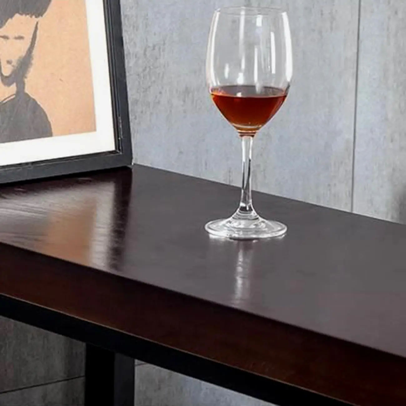 Rustic Solid Wood Rectangular Bar Table with Black Metal Legs for Dining Image - 10 | homeyfad