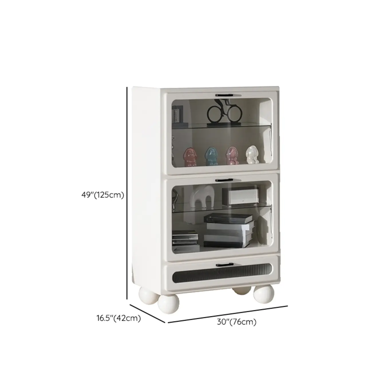 Modern Freestanding Accent Cabinet for Rectangular Shape #size | homeyfad