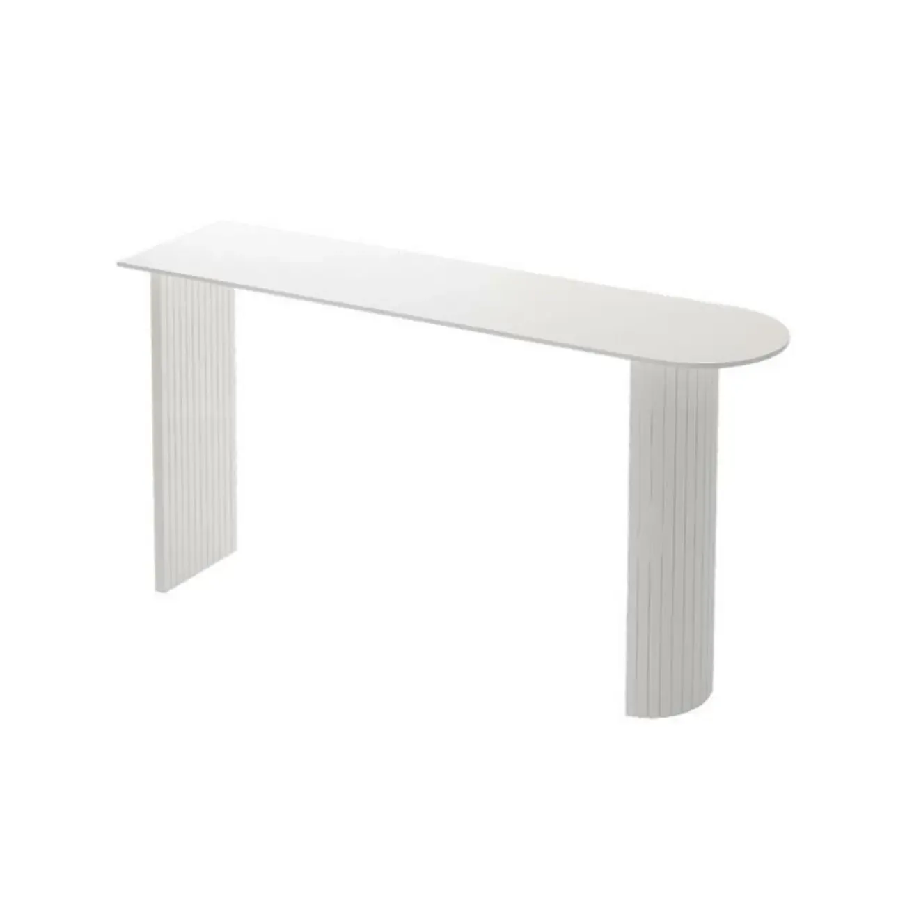 Modern Marble Top Bar Table with Geometric Frame for Dining