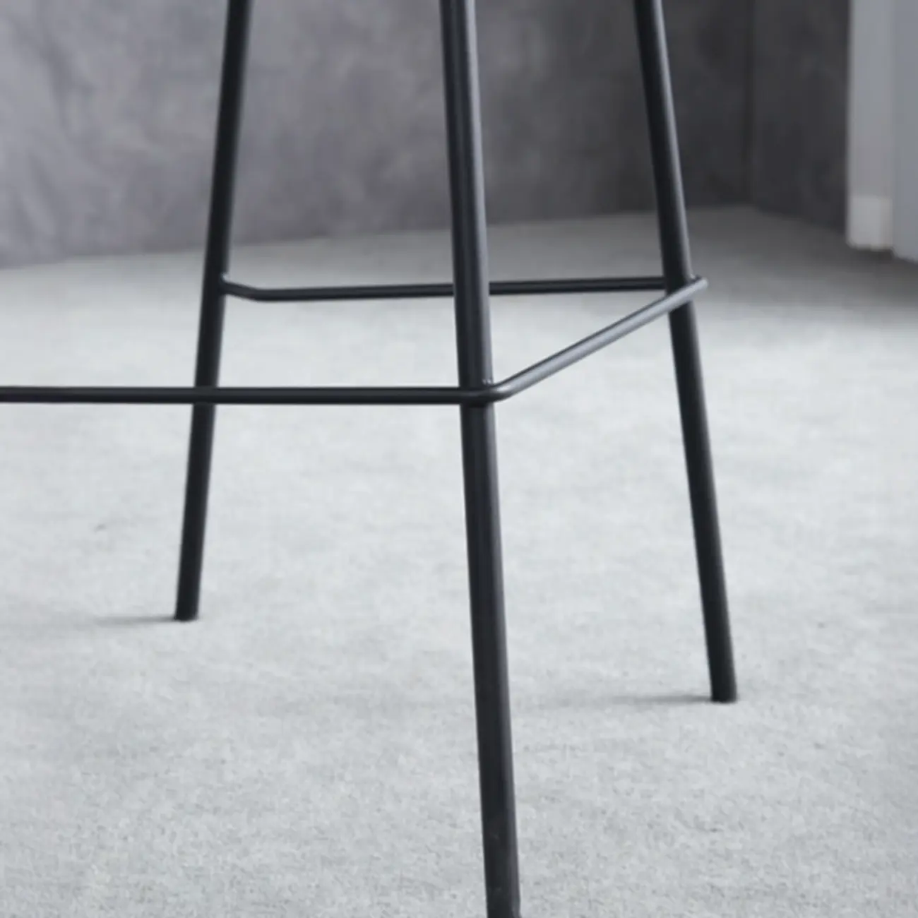 Modern Leather Bar Stools with Backrest for Home Image - 11 | homeyfad