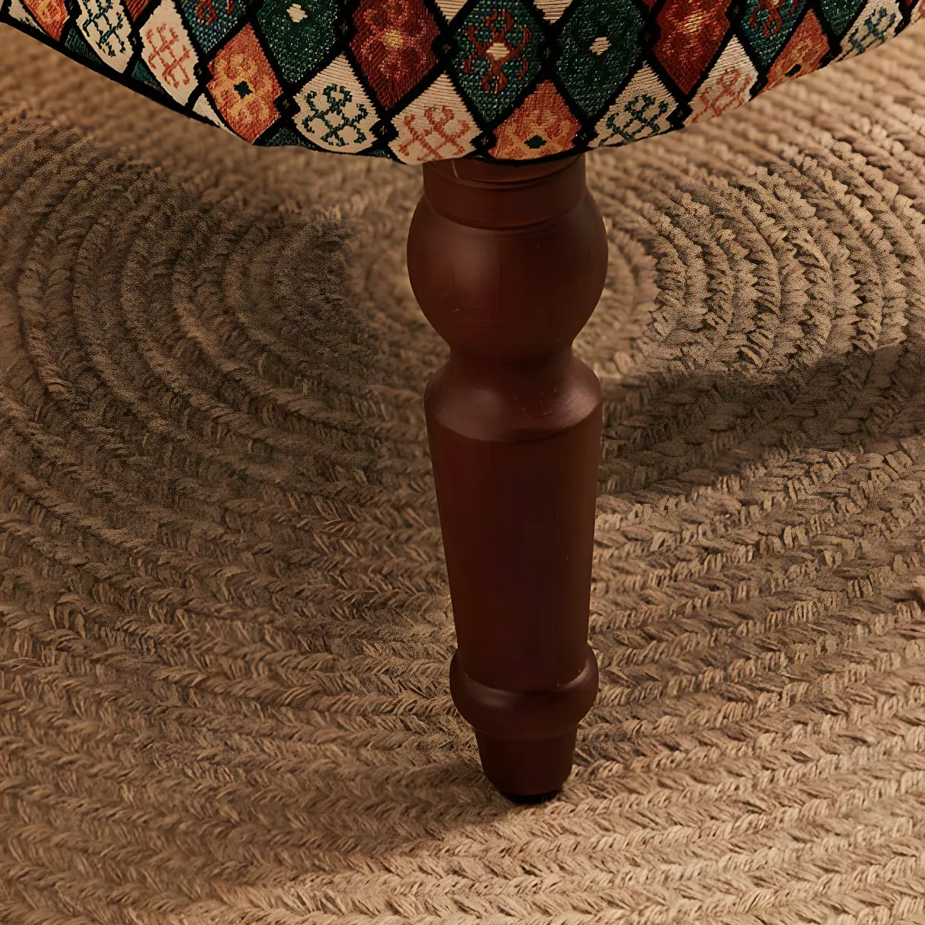 Scandinavian Patterned Upholstery Lounge Chair Image - 10 | homeyfad