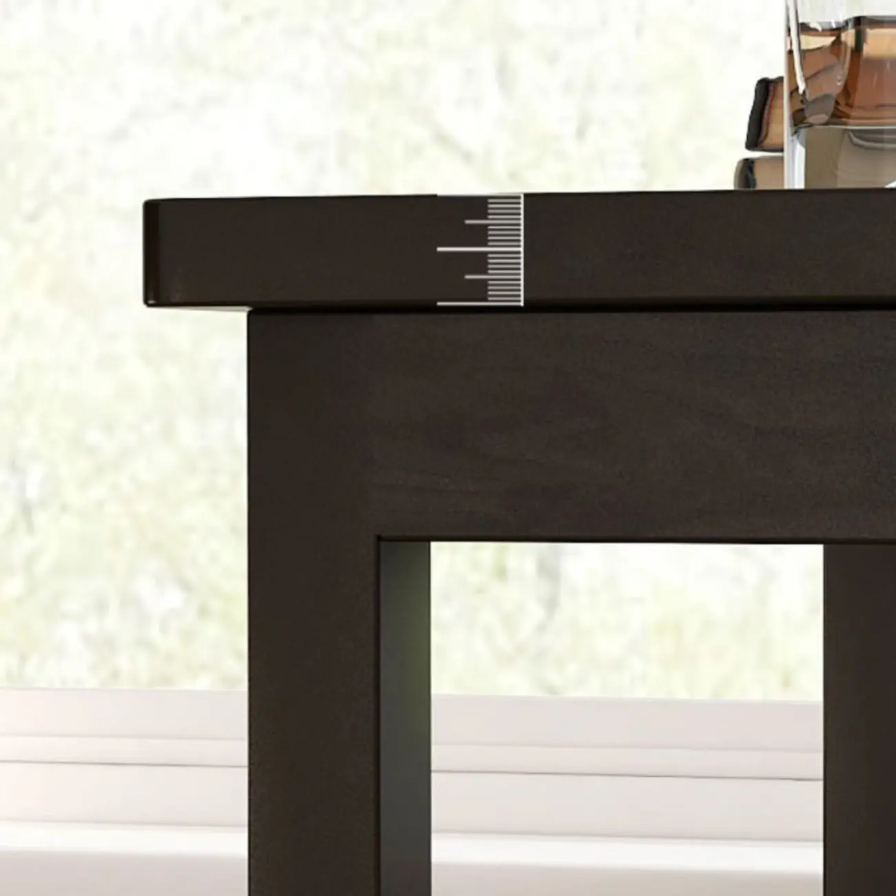 Minimalist Black Wood End Table with Storage for Living Room Image - 13 | homeyfad