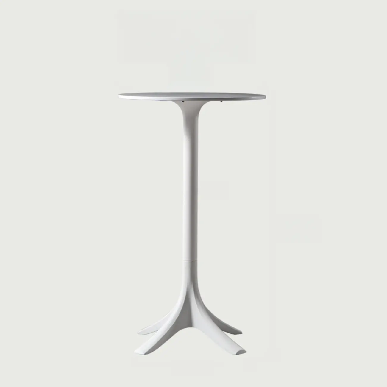 Modern Round White Acrylic Pub Bar Table for Bistro Image - 8 | homeyfad