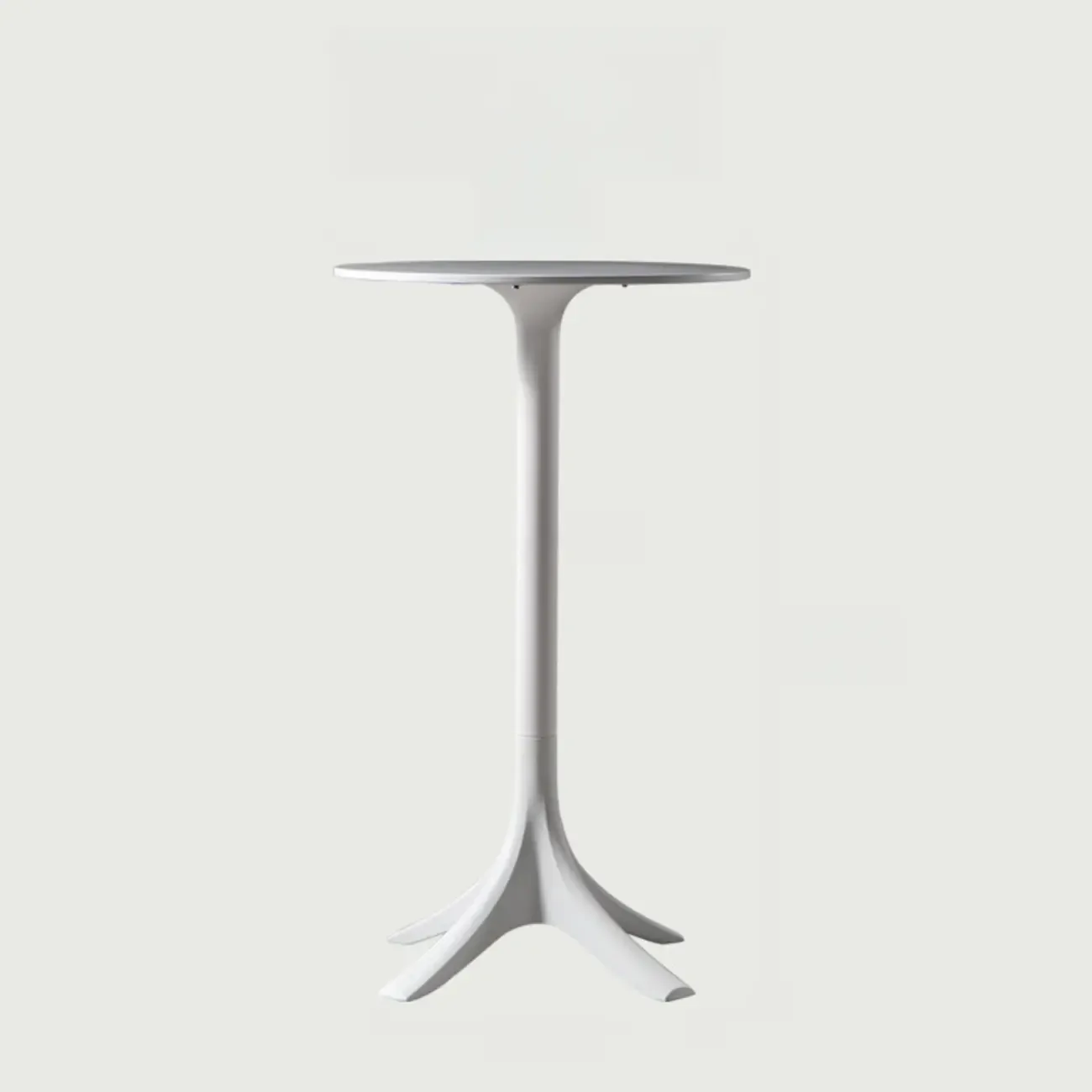 Modern Round White Acrylic Pub Bar Table for Bistro Image - 8