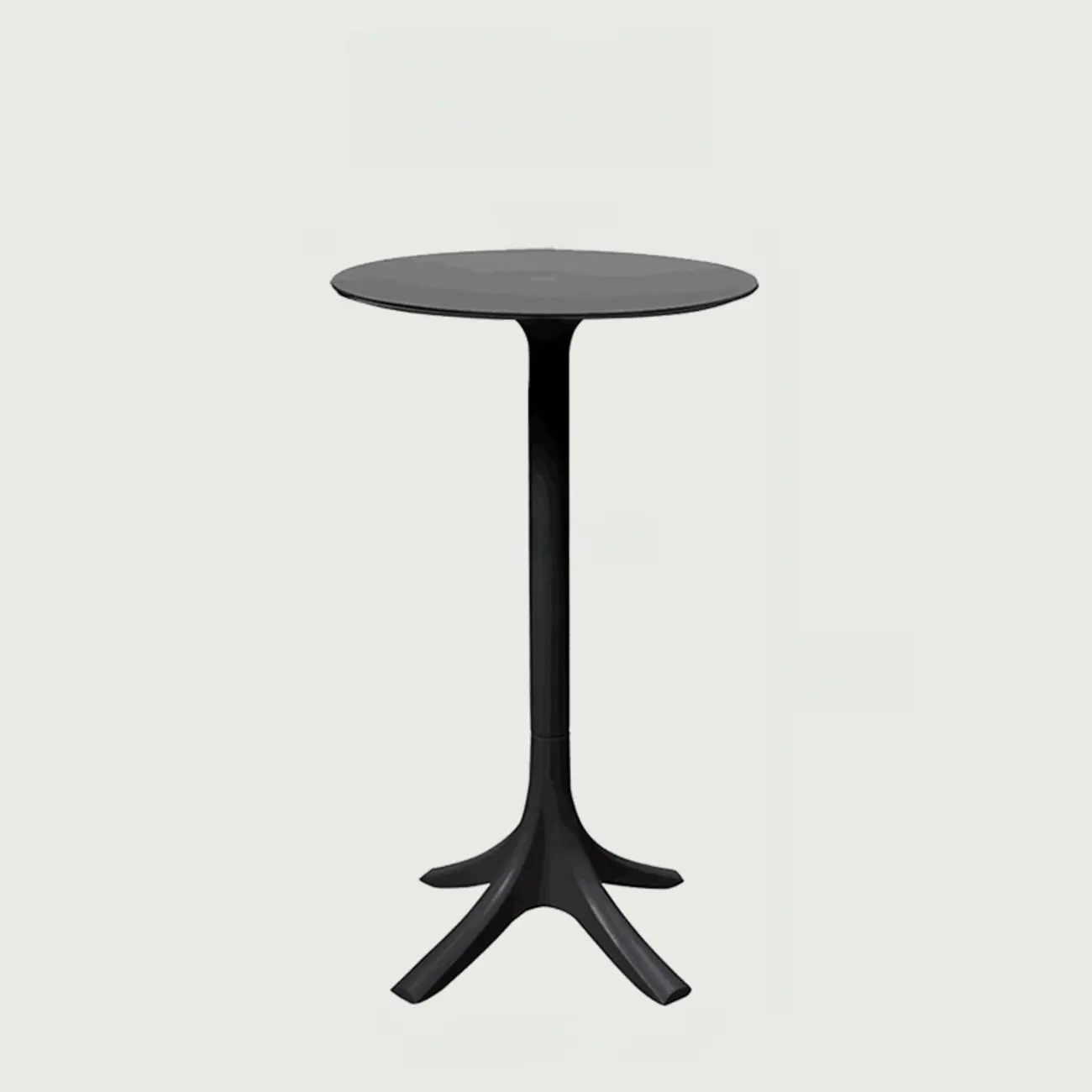 Modern Round White Acrylic Pub Bar Table for Bistro Image - 9 | homeyfad