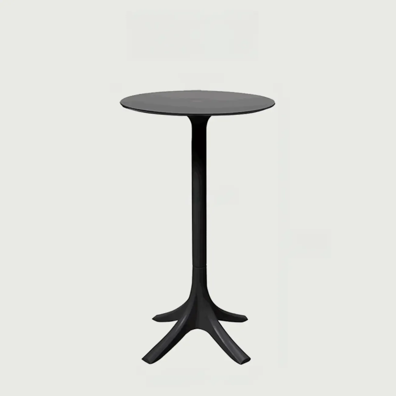 Modern Round White Acrylic Pub Bar Table for Bistro Image - 9