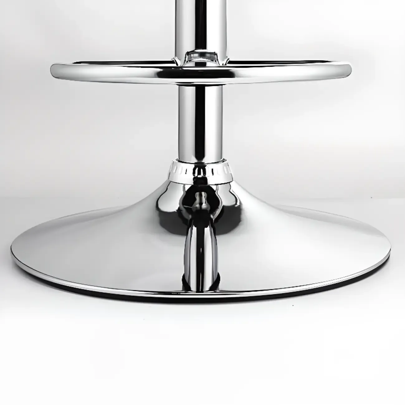 Adjustable Swivel Bar Stools with Cushioned Backrest Image - 13