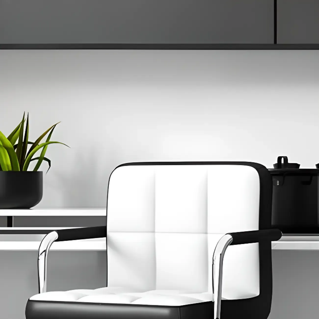 Adjustable Swivel Bar Stools with Cushioned Backrest Image - 15