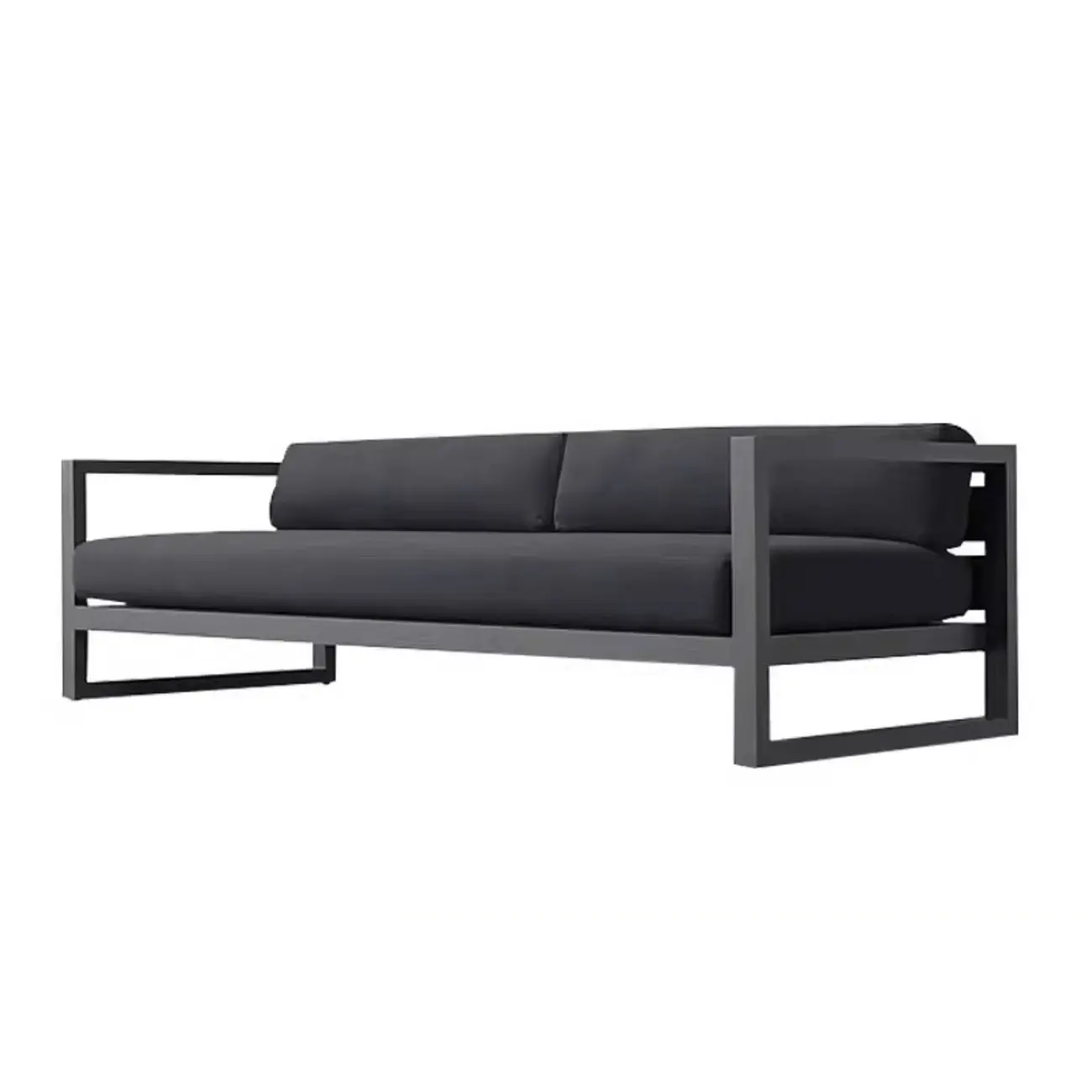 Modern Outdoor Waterproof Sofa Made of Metal Frame Image - 3 | homeyfad