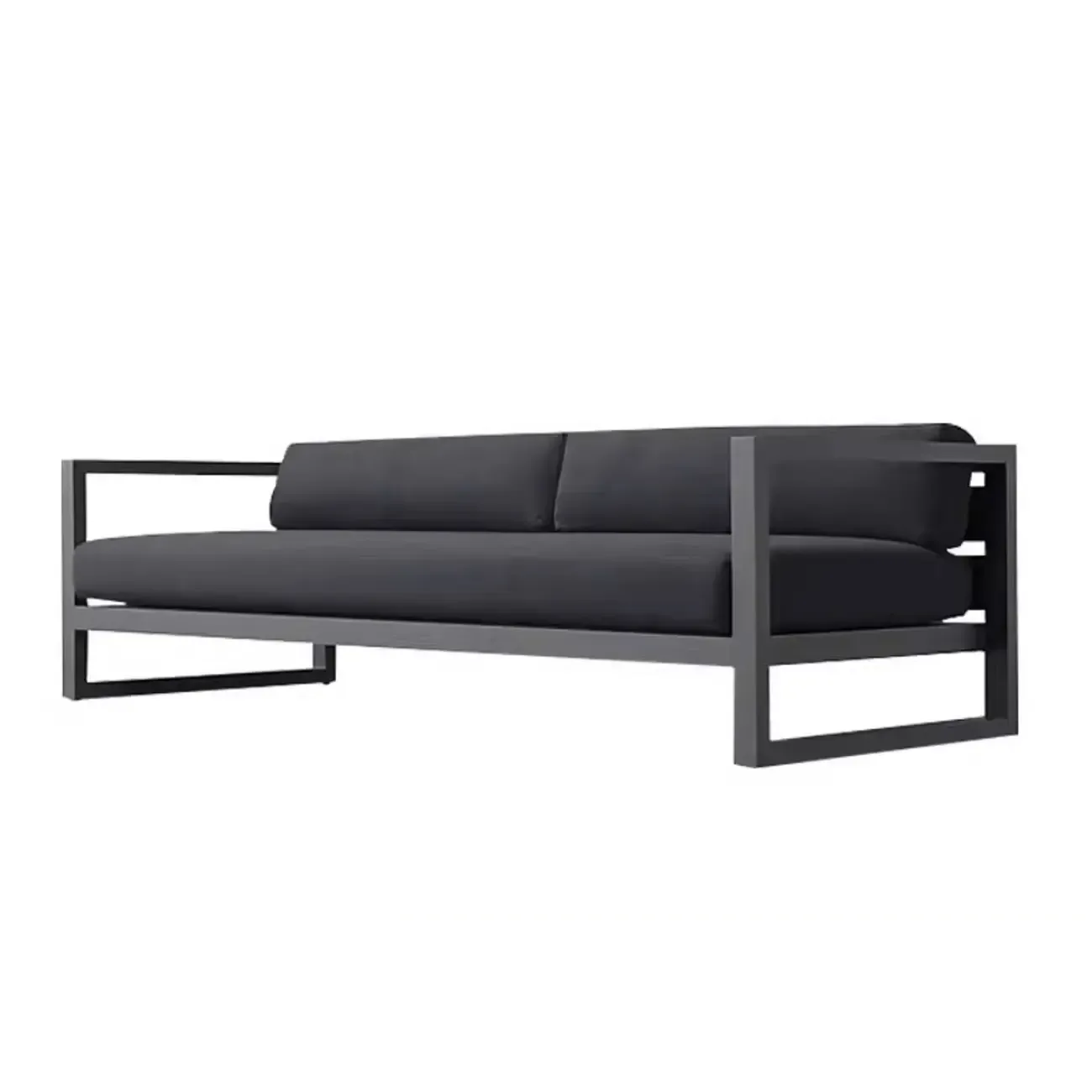 Modern Outdoor Waterproof Sofa Made of Metal Frame Image - 3
