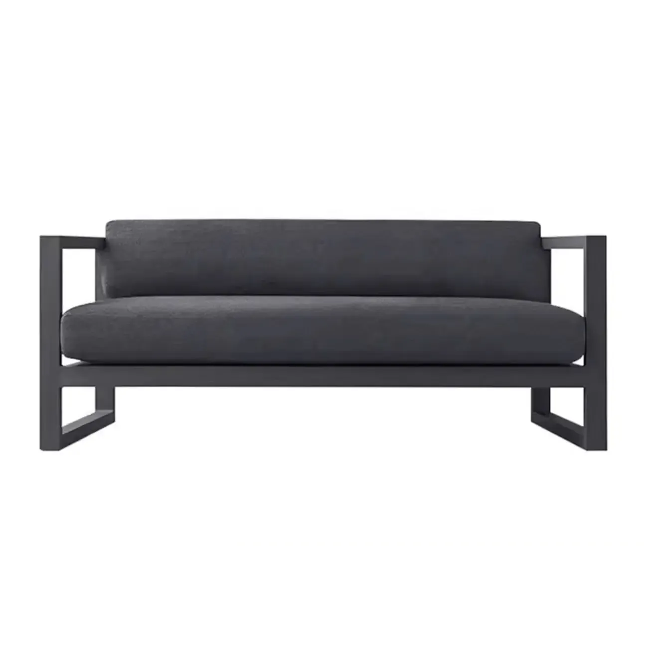 Modern Outdoor Waterproof Sofa Made of Metal Frame Image - 5