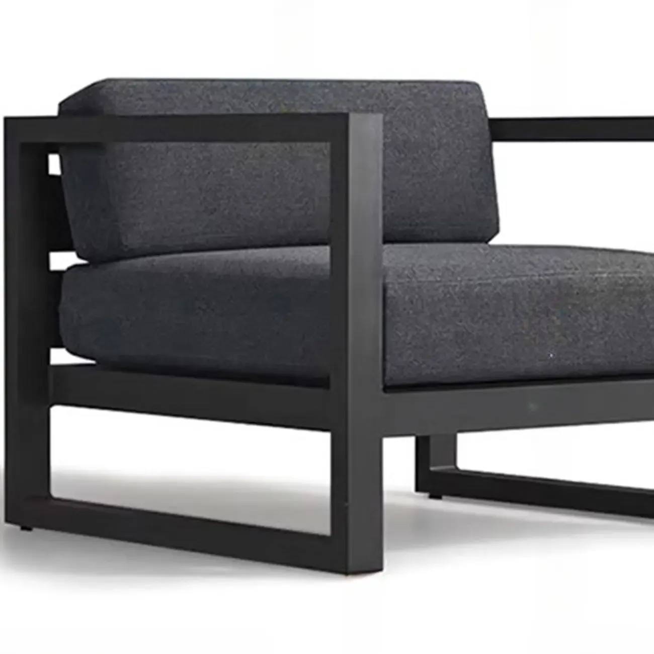 Modern Outdoor Waterproof Sofa Made of Metal Frame Image - 9
