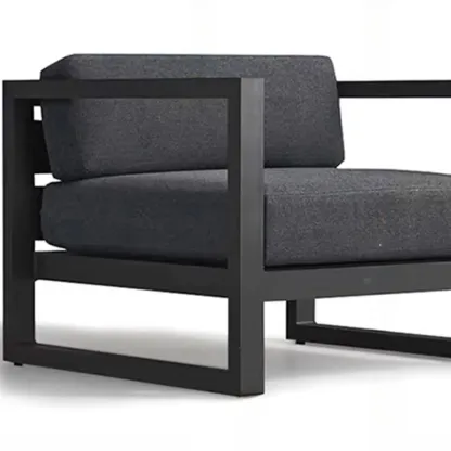 Modern Outdoor Waterproof Sofa Made of Metal Frame Image - 9