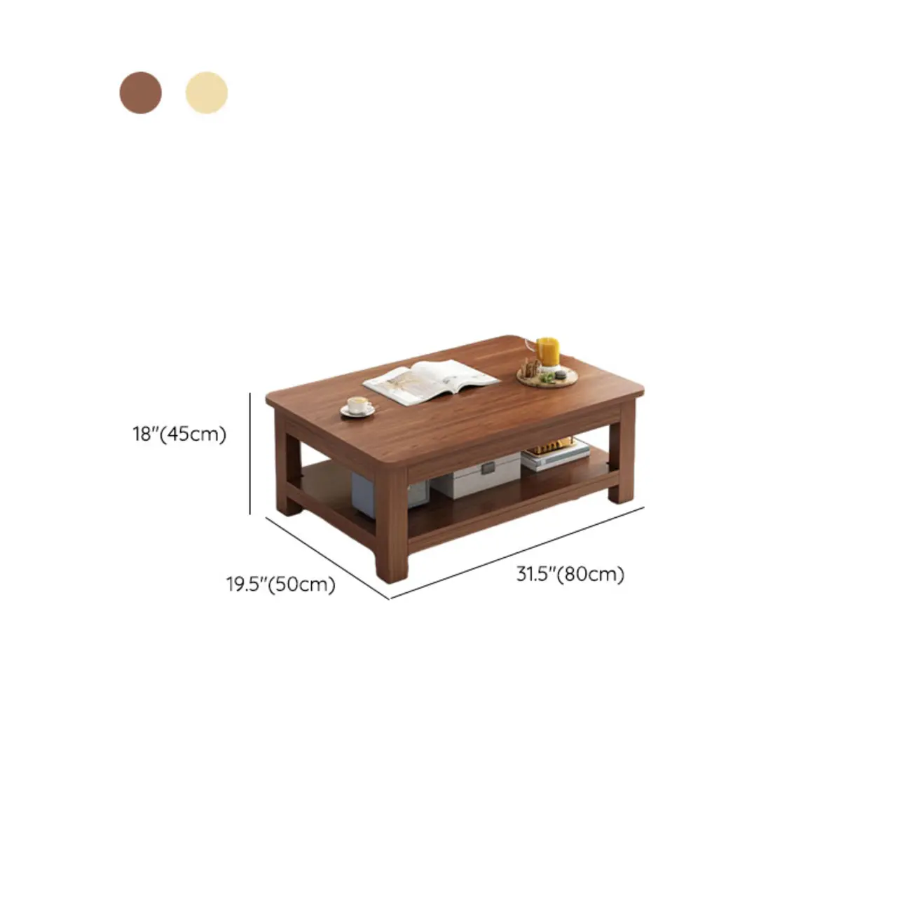 Minimalist Black Wood End Table with Storage for Living Room Image - 35 | homeyfad