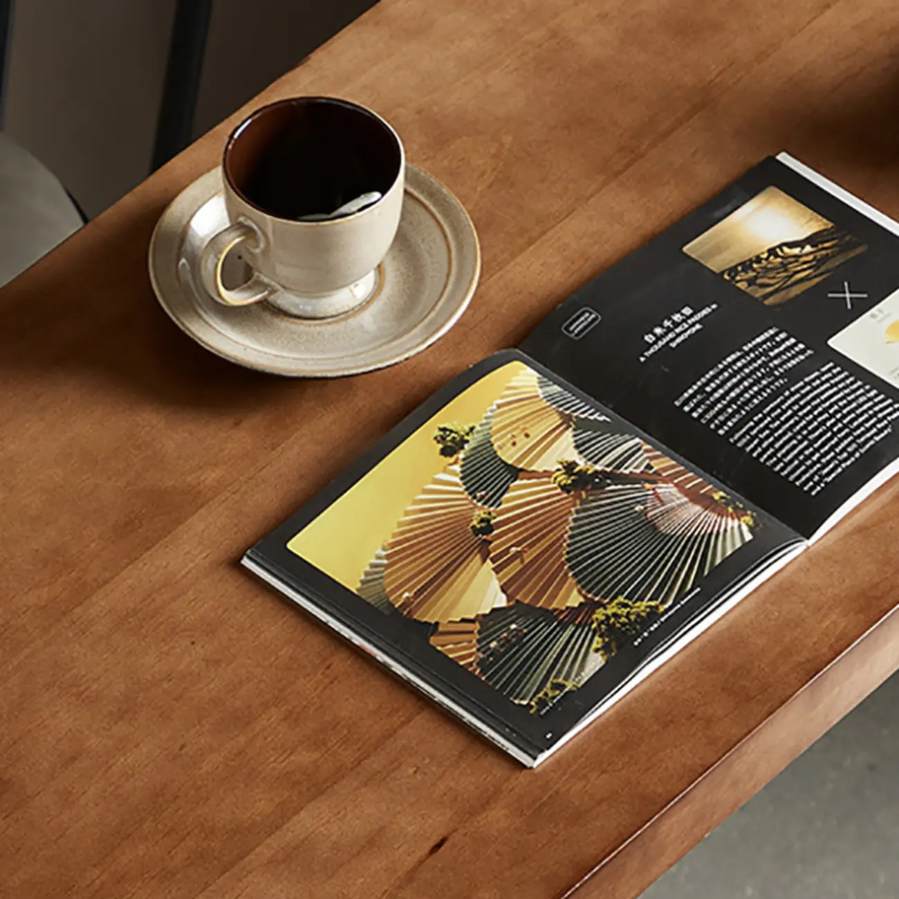 Wooden Narrow Bar Table with Double Storage Shelves Image - 7 | homeyfad