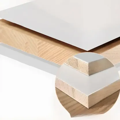 Nordic Wooden Display Cabinet with Open Shelves for Kitchen Image - 7