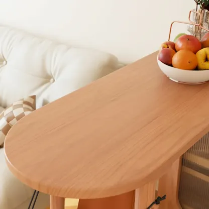 Modern 48-Inch Wooden Bar Table with Drawer Storage Image - 6