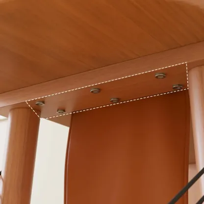 Modern 48-Inch Wooden Bar Table with Drawer Storage Image - 8