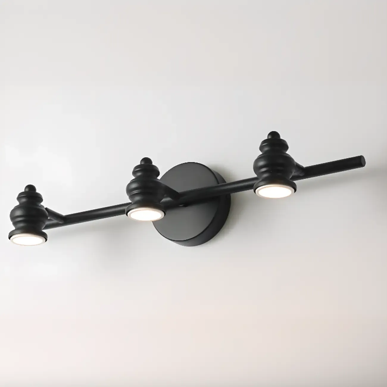 Large 4-Light Bathroom Vanity Light Fixture with Bi-pin Bulb Image - 2