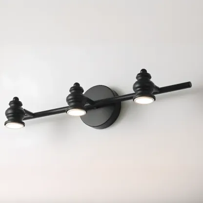 Large 4-Light Bathroom Vanity Light Fixture with Bi-pin Bulb Image - 2