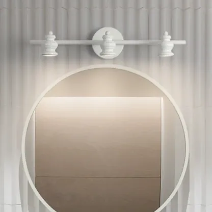 Large 4-Light Bathroom Vanity Light Fixture with Bi-pin Bulb Image - 4
