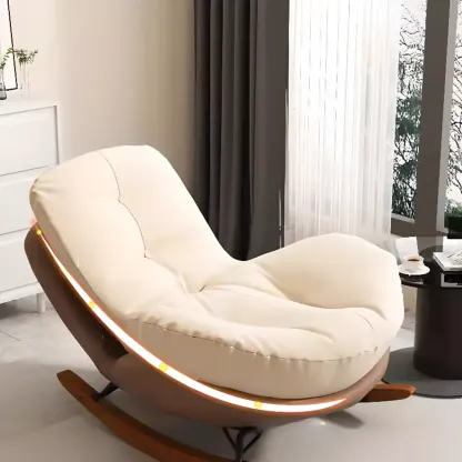 Modern Upholstered Rocking Chair for Stylish Living Rooms Image - 15